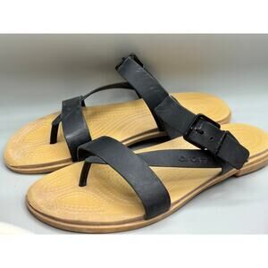 Crocs Tulum Toe Post Womens Sandals size 10